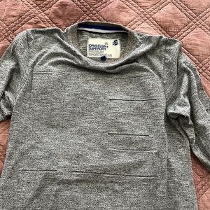 Superdry Heather Gray Knit Top
